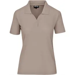 Ladies Basic Pique Golf Shirt Stone Front
